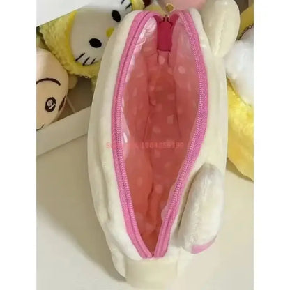 Cartoon Rilakkuma Makeup Organizer Storage Bag Cute Cartoon Bear Plush Kawaii Cosmetic Bags Vanity Beauty Case Gift