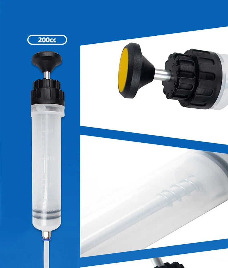 100/200/500/1500ml Car Engine Oil Change Syringe Bottle Transfer Automotive Fuel Extraction Pump Hand Tool Oil Extractor Pump