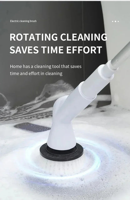 2000mAh, 6-in-1 Electric Cleaning Brush, Wireless Intelligence Rotary Cleaning Brush, Shower Clean Brush, Kitchen Bathroom, MIJIA