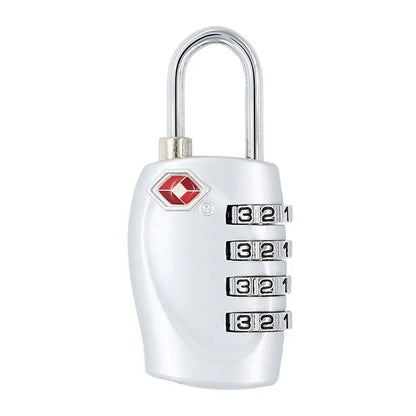 High Security TSA Customs Lock Overseas Customs Clearance Trolley Luggage Suitcase Backpack Password Padlock with Steel Cable