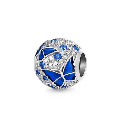 New Hot Selling Blue Pentagram, Butterfly Bead Turtle, Fish Pendant Suitable for European Original Bracelet DIY Exquisite Jewelry