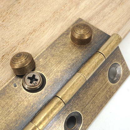 8Sets, Brass Decorative Nail, Mirror Advertising Board Cap Cover Self-tapping Screw, 9mm/12mm/13mm/15mm