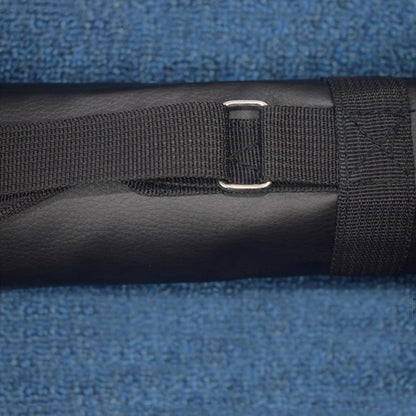 32in 1/2 Pole Billiard Cue Bag Lightweight Portable Collapsible Stick Bag Billiard Cue Stick Backpack Nylon Faux Leather Sleeve