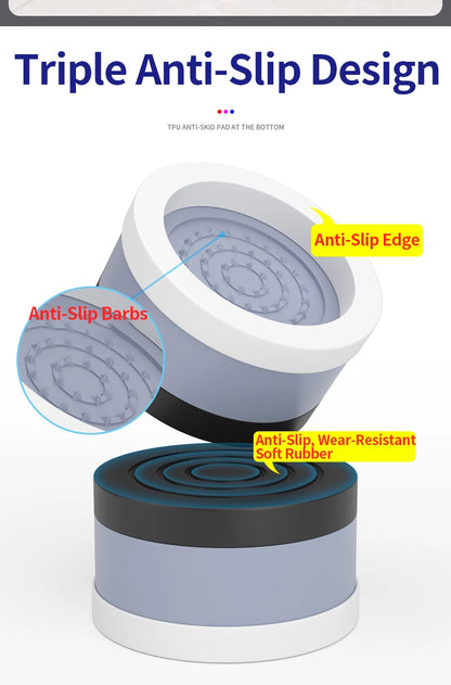 Stackable Furniture Heightening Foot Pads: Table Leg Pads, Coffee Table & Cabinet Base Risers, Bed Leg Heightening Pads