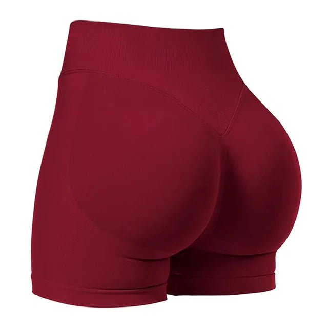 4.5'' Shorts Seamless Low Ribbed Waistband Gym Shorts Scrunch Bum Yoga Shorts Booty High Stretch Running Bike Shorts