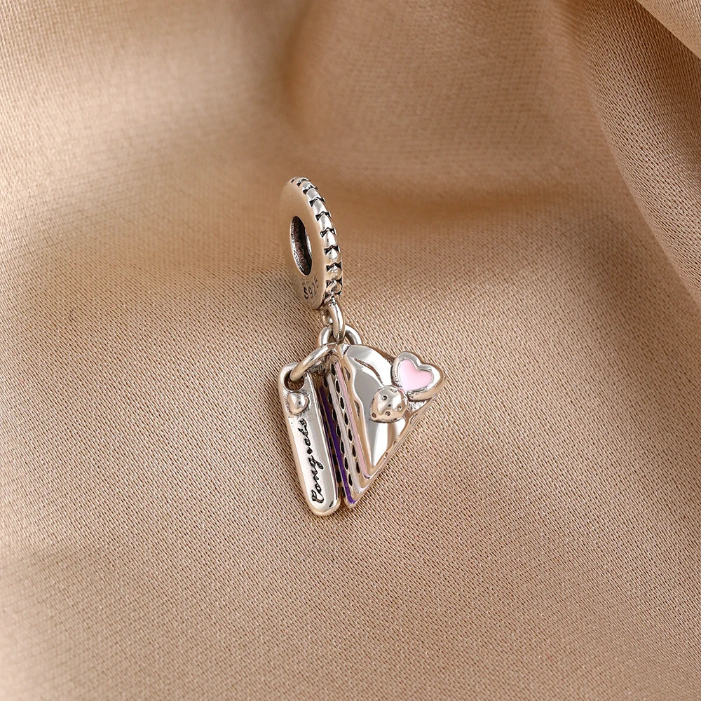 Hot selling 925 Silver Cake Cup Dog Claw Gift Box Pendant Beads, Fit DIY Women's Jewelry Accessories with European Bracelets
