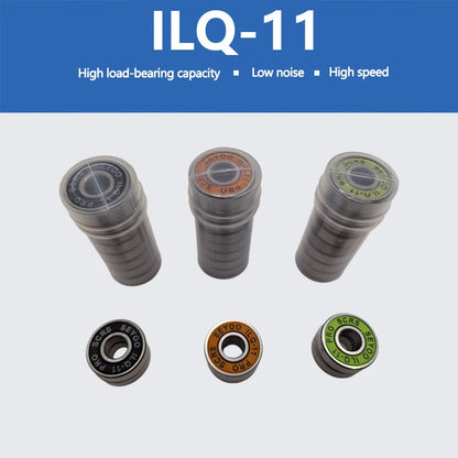 8PC bearings ILQ-11 high-speed bearings are suitable for skateboard, longboard, inline roller skates, and ice skates with low noise