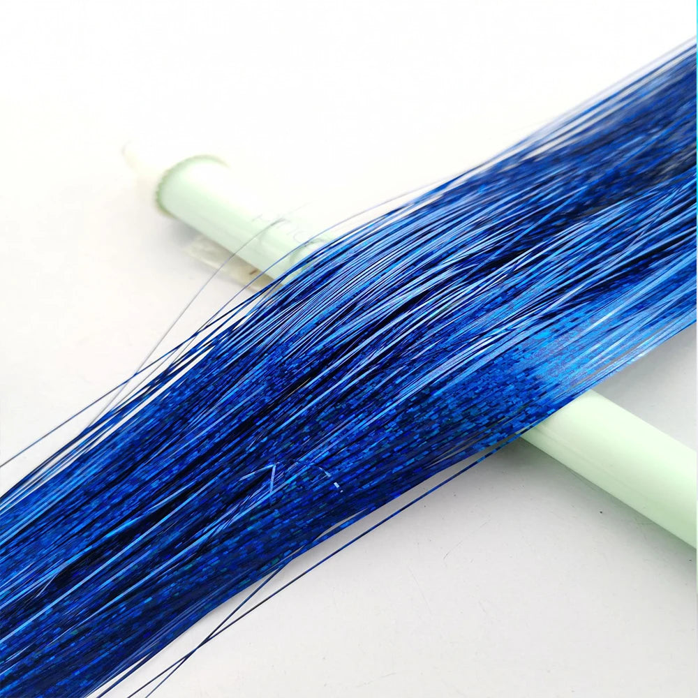 36/48Inch, Sparkle Hair Tinsel Rainbow Colored Strands, Girls Headwear, Hair Laser, False Hair Extensions, Decor Glitter