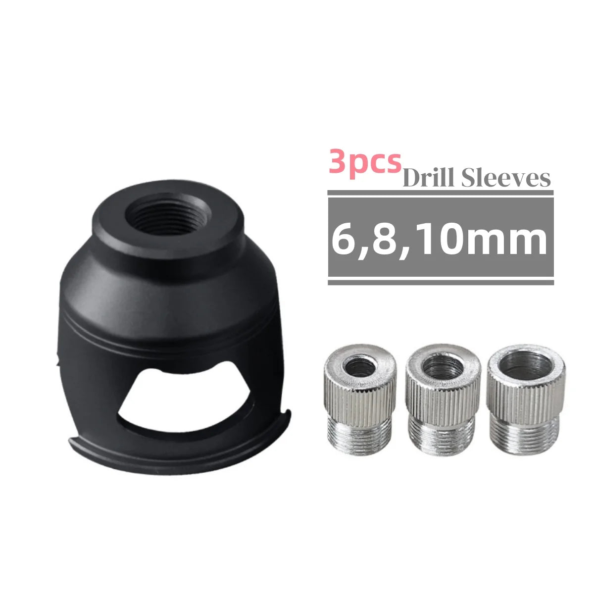Vertical Drill Guide Doweling Jigs Kit 2-10mm/6,8,10mm Drill Positioning Aluminum Straight Angled Guide Locator Hole Puncher Tool