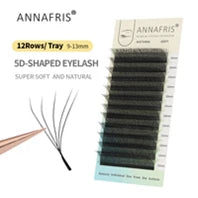 GLAMLASH Colored Lashes Lake Blue/Lavender/Cinnamon/Dark Green/Matcha Grey Individual Natural False Colorful Eyelash Extension