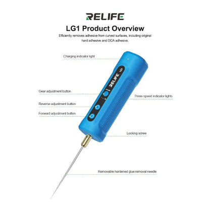 RELIFE LG1 Gear Glue Remover Intelligent Degumming Machine OCA Glue Remover Screen Remover for Mobile Phone Repair