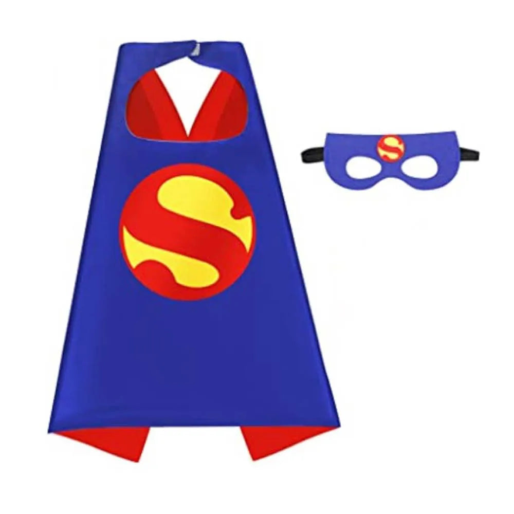 Capas de superhéroe para niño y niña, regalos, disfraces de dibujos animados para niños, suministros para fiestas de Pascua, Halloween, Navidad, regalos