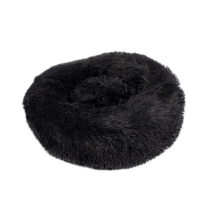 40-90cm Round Pet Bed for Large Dog Bed Super Soft Cat Bed Long Plush Dog House for Medium Dog House Winter Warm Sleeping