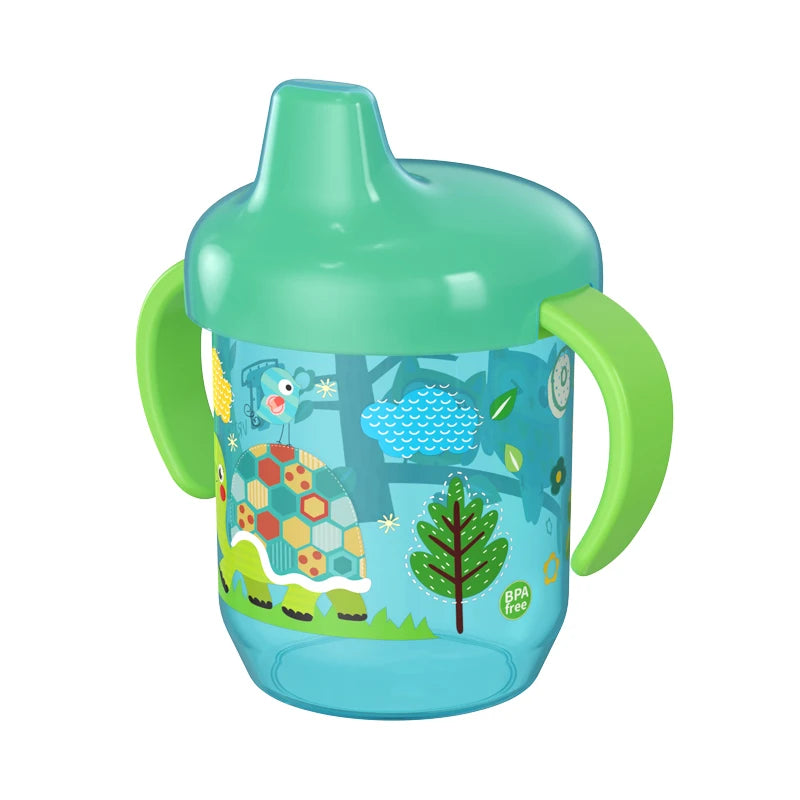 1PC Baby Duckbill Drinking Cup Wide Mouth Cup Baby Learning Drinking Cup with Double Handle for Learning Independent Drinking