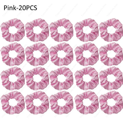 LED Luminous Scrunchies Hairband Women Glowing Elastic Hair Tie Hair Rope Girl Glow in the Dark Party Supplies Hair Accessory