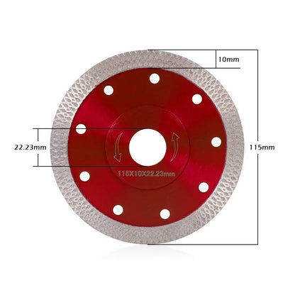 1Pc, Diamond Dry Cutting Blade Disc, Porcelain Ceramic Tile, Turbo Thin Cutting, Marble Concrete Sandstone, 105 115 125mm