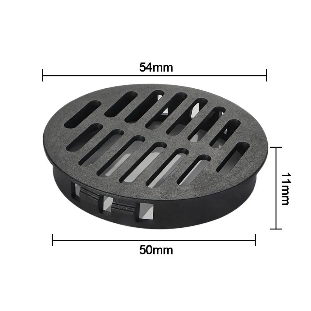 4Pcs 35/50mm Round Cabinet Air Duct Vent Plastic Louver Mesh Hole Plug Decoration Cover Wardrobe Grille Ventilation Systems