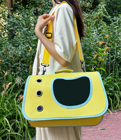 Portable Pet Carrier Bag for Small Dogs Cats, Outdoor Foldable Cat Bag, Breathable Cat Shoulder Bag, Kitten Carrying Bag