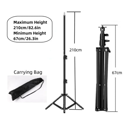 Heavy Duty Metal Alloy Light Stand Tripod for Photo Studio Softbox, Video Flash Reflector Stand, Lighting Background Stand