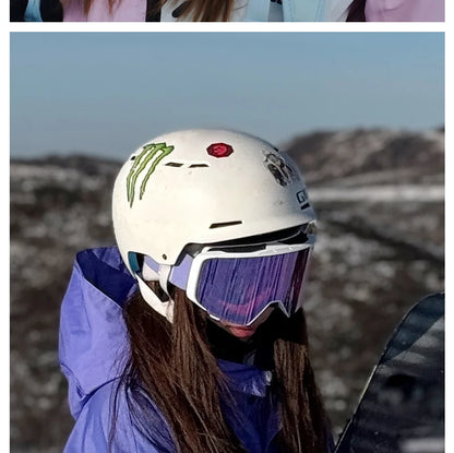 Kapvoe Flip Over Magnetic Snow Goggles Photochromic Ski Men Snowmobile Anti-Fog Snowboard Goggles Women Ski Equipment UV400