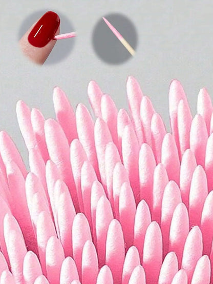 100/300/500/700/900Pcs Double-Tipped Cotton Swabs, for Tattooed Eyebrows, Beauty Makeup Tools for Wiping, Nail Polish Wiping