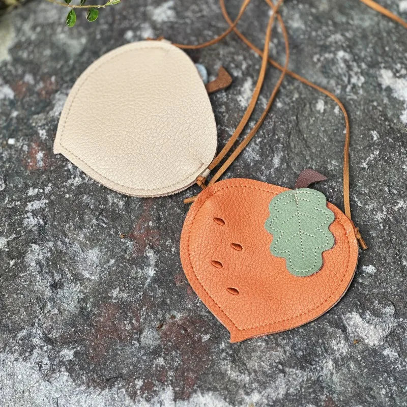 New Girls Messenger Bag, Kids Cute Pumpkin Fruit Pattern Children's Bag, Children Cute Single Shoulder Crossbody Bag