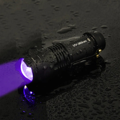 UV Flashlight Black Light Powerful Small Blacklight Flashlight UV Light Mini Black Light Flashlight Detector Light for Pet Urine