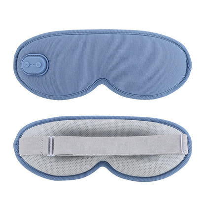 3D Sleep Eye Mask Hot Steam Compress Eyes Cover Vibration Eye Massager Sleeping Electrical Temperature Control Blindfold