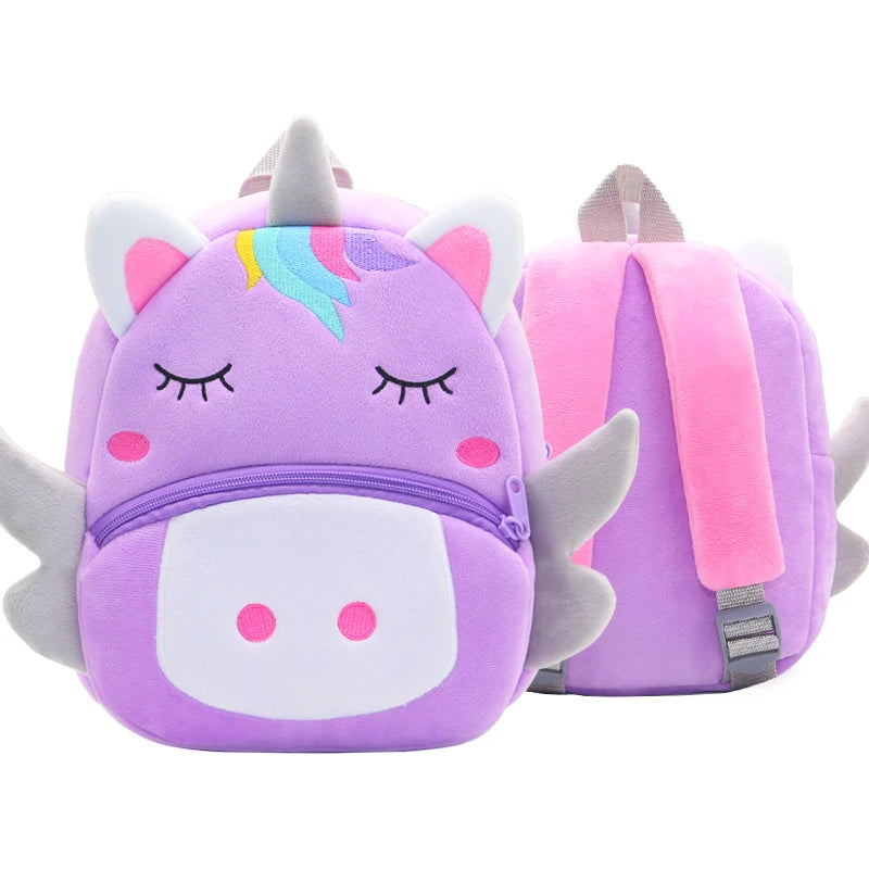 Cartoon Cute Plush Backpack Animal Backpack Boy Girl School Backpack Outing Leisure Bag