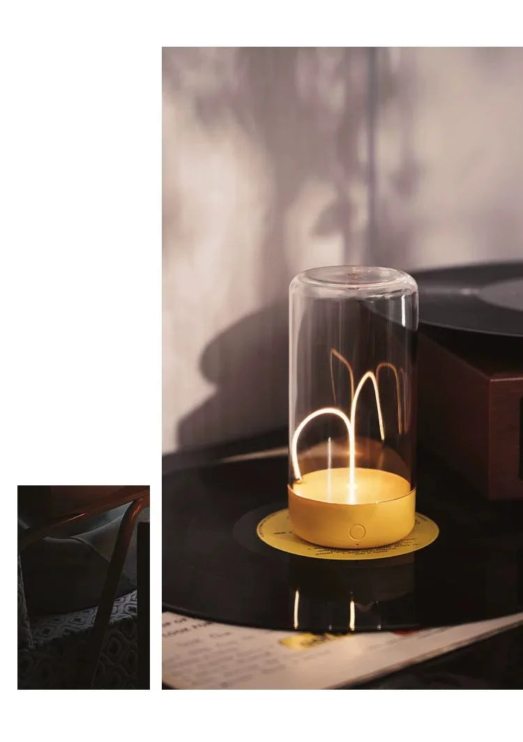 Portable quantum wire ambient magnetic light, Type-C charging, eye protection function, bedroom, study, camping, Christmas gift