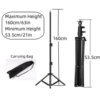 Heavy Duty Metal Alloy Light Stand Tripod for Photo Studio Softbox, Video Flash Reflector Stand, Lighting Background Stand