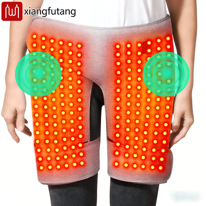 Red Light Heating Hip Protector with Hip Massager  Relieves Hip Pain   Promotes Blood Circulation  Muscle Relaxation