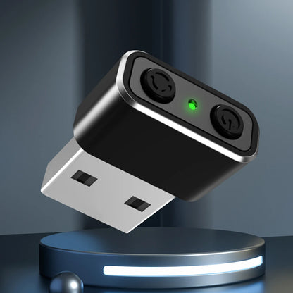 Mini Automatic Mouse Jiggler, Mover Undetectable USB Automatic Move Cursor, Plug and Play with ON/OFF Indicator Light for Computer