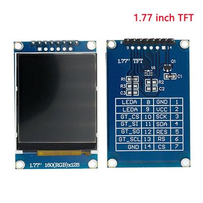 TFT Display 0.96/1.3/1.44/1.77/1.8/2.4/2.8 inch IPS 7P SPI HD 65K TFT Full Color LCD Module ST7735 Drive IC 80*160  For Arduino