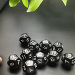 D12 12 Faces DND Dice Transparent Acrylic 12 Side Dice Set Polyhedral TRPG, Mtg, Rpg, Dice for DND or COC Game, 10PCs per Set