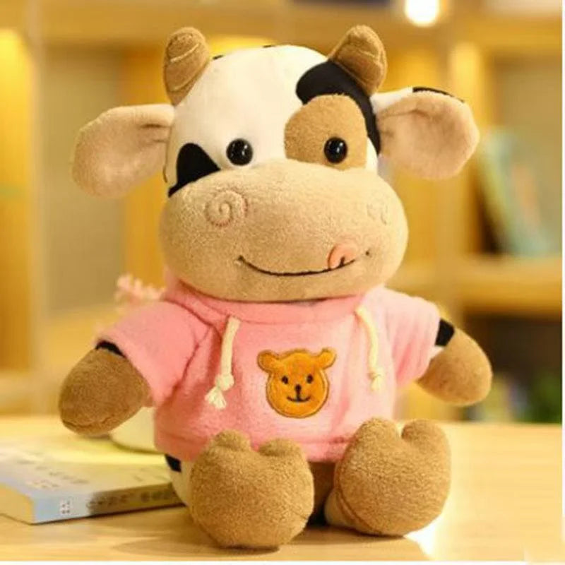 Cute Cow Plush Toy Rag Doll for Girlfriend Children's Toys Gifts Plush Toys Pillow Plushie Stuffed Animal Dolls
