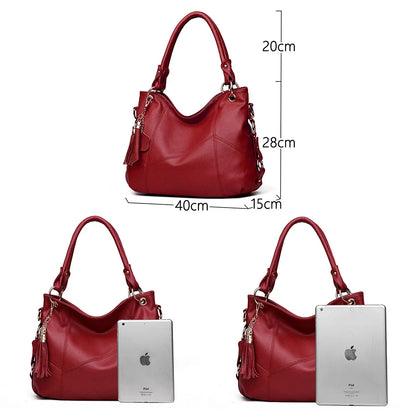 Women Real Leather Handbags Women Messenger Bags Designer Crossbody Bag Women Top-handle Bags Tote Shoulder Bags Women's Bags