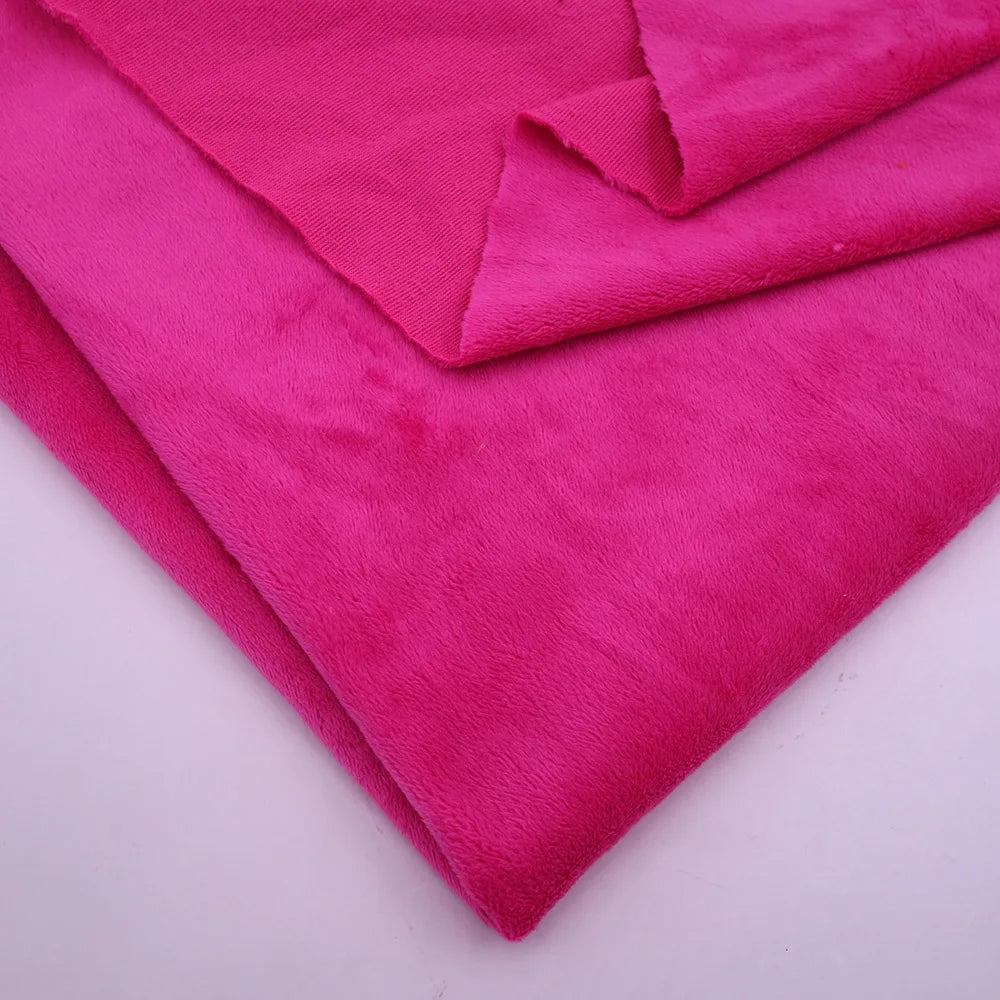 Tela Minky de 160 cm/63 pulgadas de ancho, tela de felpa súper suave para muñecas y franela suave para juguetes de bricolaje, se vende por metros