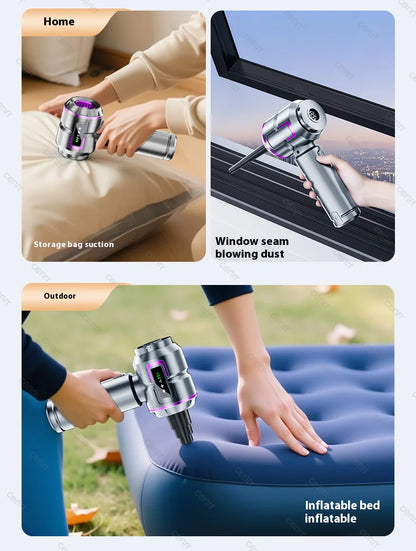 NEW Car Vacuum Cleaner, 998000PA Mini Cordless Powerful Portable Car Vacuum Cleaner for Home, Handheld Blower Car Cleaner