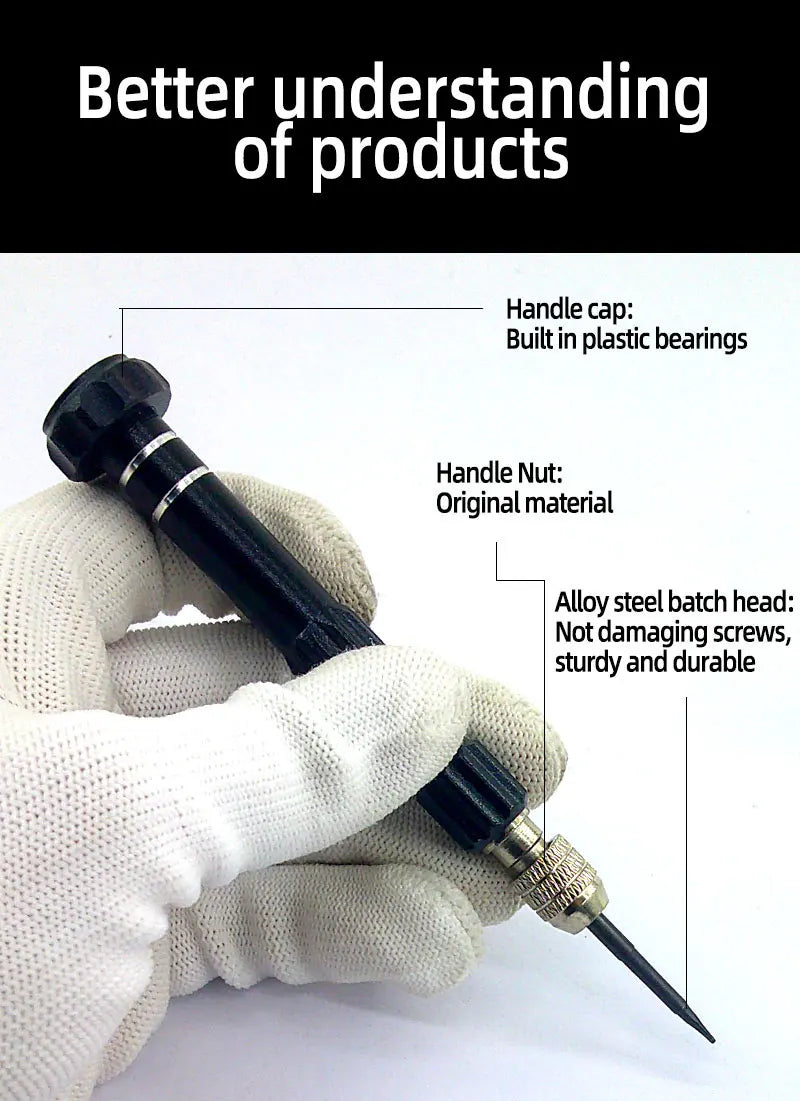 10-in-1 Precision Screwdriver Set for Mobile Phones, Notebooks, and Computers - Perfect for Small Maintenance and Disassembly