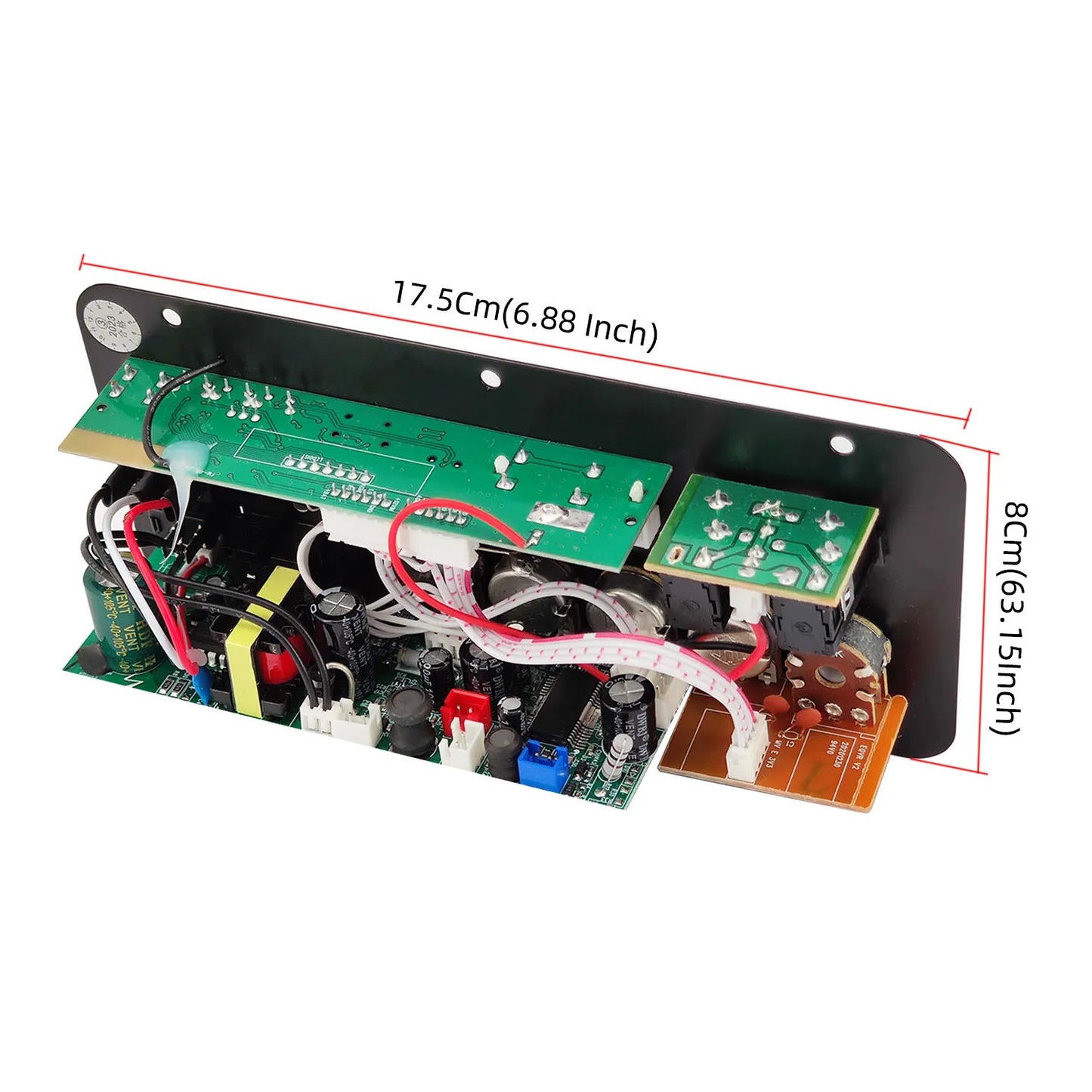 Woopker Power Amplification Board D10C BT 5.0 Dual Microphone Subwoofer Battery Rechargeable Digital Amplifier Board Karaoke