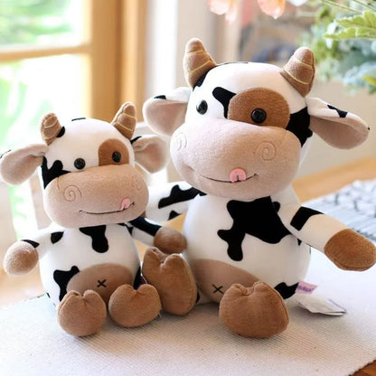 Cute Cow Plush Toy Rag Doll for Girlfriend Children's Toys Gifts Plush Toys Pillow Plushie Stuffed Animal Dolls