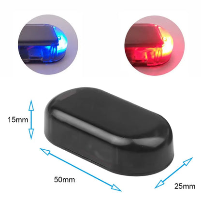 Car Fake Security Light Solar Powered Simulated Dummy Alarm Wireless Warning Anti-Theft Caution Lamp LED Flashing Lights