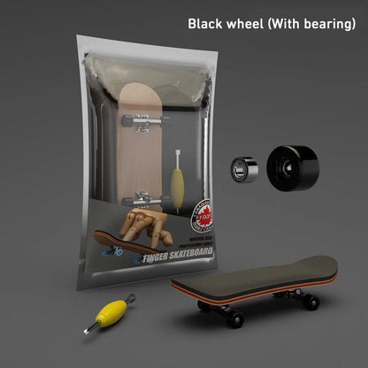 Puzzle Toy Finger Skateboard Maple Wood Fingerboard Hobbies Novelty Anti Stress Sensory Toys For Boy Mini Funny Cute Skate Gift