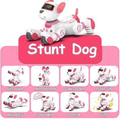Intelligent Robot Dog, Remote Control Electronic Sing Dance Follow, Smart Interactive Stunt Music Toy, Programmable Puppy, Kid Gift