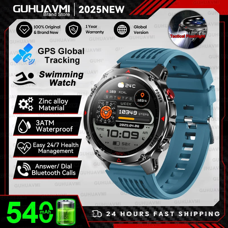 New Professional GPS Sports Smart Watch, Outdoor RIDE Run GPS track Swim Watchs Compass Altimeter, 3ATM Sports Bracelets, men, ladies