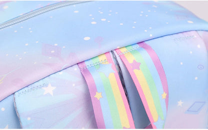 Capybara & Watermelon Graphic Print Schoolbags, Cute Cartoon Children Backpack, Girls Boys School Backpack, Capybara Lovers Bags