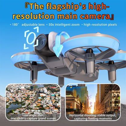 Lenovo E69 Drone HD Dual 8K Camera Optical Flow Aircraft Screen Control Aerial Brushless Photography Remote Control Aircraft