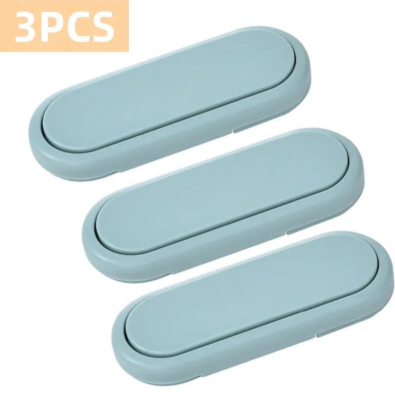 3/5/10Pcs, Children's Drawer Safety Latch, Cabinet Door Protection, Baby Anti Pinch Hand Invisible Lock, Opposite Door Wardrobe Lock