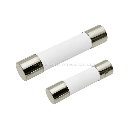 10PCS 5*20/6*30MM Slow-Blow Ceramic Tube Fuse T0.5A 1A 1.6A 2A 2.5A 3A 3.15A 4A 5A 6.3A 8A 10A 12A 15A 16A 20A Time-Delay Fuses